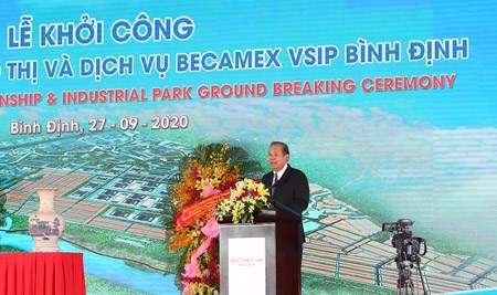 Phó Thủ tướng dự khởi công dự án lớn tại Bình Định